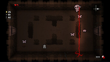 Afbeelding: Een screenshot uit de gameplay van The Binding of Isaac: Rebirth.