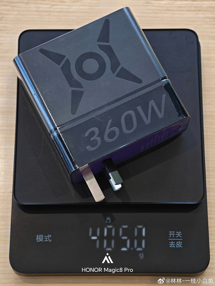 Het gewicht van de adapter