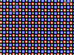Beeld van de subpixels