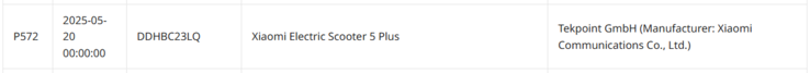 De Xiaomi Electric Scooter 5 Plus is gecertificeerd door de KBA. (Afbeeldingsbron: escootershop.com)