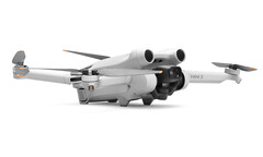 De DJI Mini 3 behoudt het algemene uiterlijk van de Mini 3 Pro met een paar veranderingen. (Beeldbron: @DealsDrone)