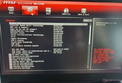 MSI Vector GP76 BIOS: ontgrendeld
