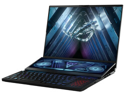 De ROG Zephyrus Duo 16 GX650RX, geleverd door Asus Duitsland