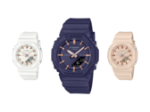 Van links naar rechts (afbeelding), Casio GMAP2100M-7A, GMAP2100M-2A en GMAP2100M-4A. (Afbeeldingsbron: Casio)