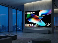 Hisense's 163MX RGBY MicroLED Display (foto) is te zien op CES 2026. (Afbeeldingsbron: Hisense)
