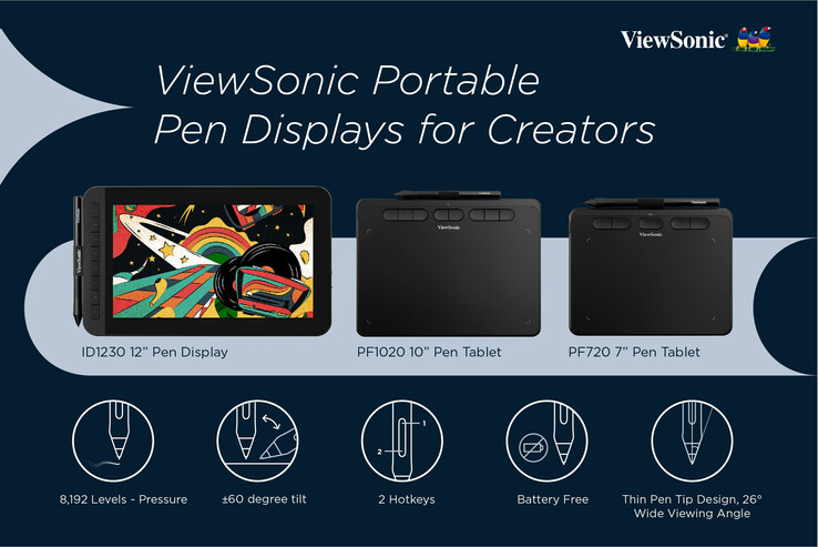 ViewSonic onthult zijn nieuwe teken-/schrijftools voor makers. (Bron: ViewSonic)