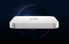 De M2 Mac mini zal naar verwachting slanker zijn dan de M1-variant en meer aansluitmogelijkheden hebben. (Beeldbron: John Prosser &amp;amp; Ian Zelbo (concept)/Apple - bewerkt)