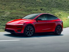 De nieuwe Tesla Model Y in Ultra Red (Afbeelding bron: Tesla)