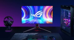 De ROG Swift OLED PG27AQDM zal later dit jaar verkrijgbaar zijn met tal van high-end specificaties. (Beeldbron: ASUS)