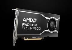 De AMD Radeon Pro W7400 verbruikt slechts 55 watt (Afbeelding bron: AMD)