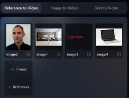 Onze referentiefoto's (afbeeldingsbron: Screenshot op Vidu.com)