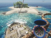 Een afbeelding van een eiland in Stranded Deep.