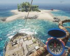 Een afbeelding van een eiland in Stranded Deep.