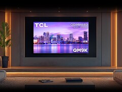 TCL's QM9K QD-Mini LED 4K TV (foto) wordt in september 2025 gelanceerd. (Afbeeldingsbron: TCL)
