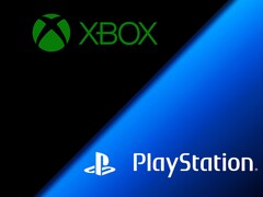 Banner met Xbox- en PlayStation-logo&#039;s (Afbeelding bron: Xbox Gaming, Sony PlayStation)
