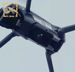 Een vermeende afbeelding van de onderkant van de Air 3S. (Afbeeldingsbron @Quadro_News)