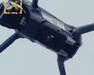 Een vermeende afbeelding van de onderkant van de Air 3S. (Afbeeldingsbron @Quadro_News)