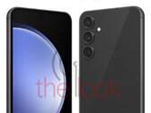 De Galaxy S23 FE in zijn zwarte afwerking. (Afbeeldingsbron: The Tech Outlook)