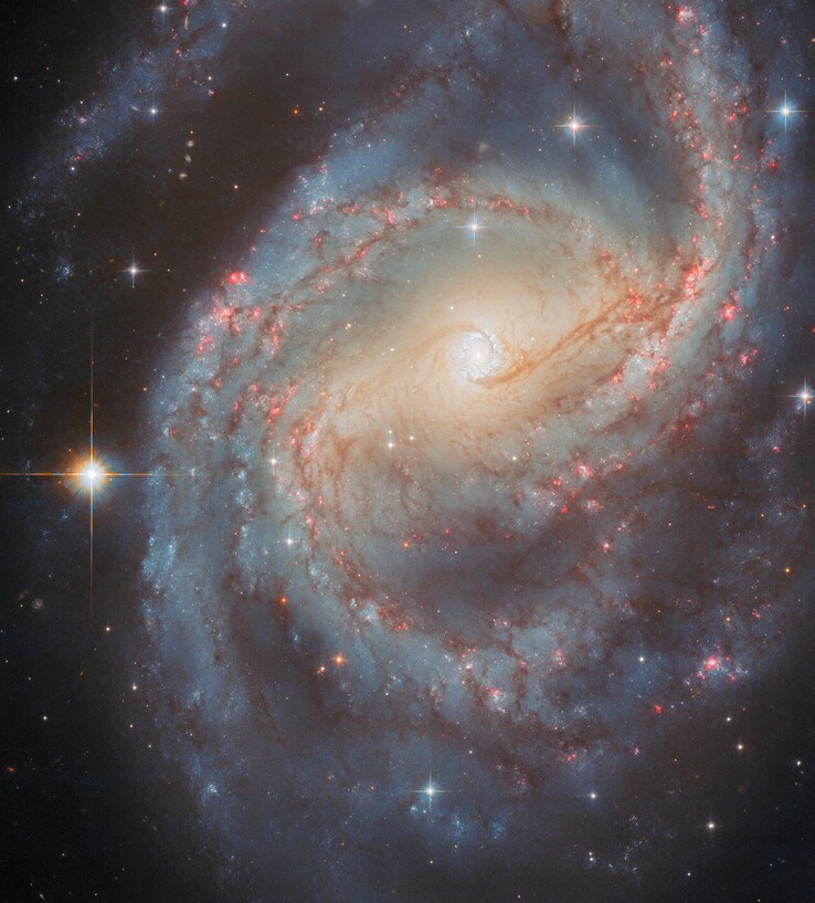 Laatste Hubble-opname van NGC 6951 (Afbeeldingsbron: ESA/Hubble, NASA, L. C. Ho, G. Brammer, A. Filippenko, en C. Kilpatrick)
