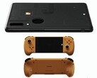 Een render van de Ayaneo Gaming Pad en de daarvoor ontworpen telescopische controller. (Afbeeldingsbron: Ayaneo - bewerkt)