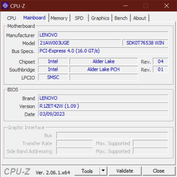 CPU-Z moederbord