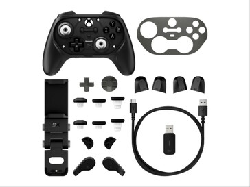 Verwisselbare accessoires voor de controller.