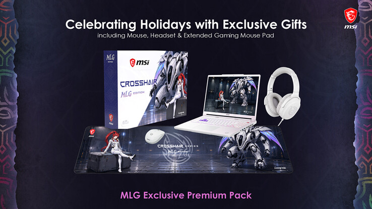 MSI Crosshair MLG-editie laptop en accessoires