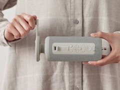 De Crankspeaker all-in-one van Rhythm heeft geen externe voeding nodig om zijn powerbank, radio, verlichting en draadloze speaker te laten werken. (Afbeelding bron: Rhythm)