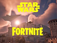 Banner voor Star Wars en Fortnite wordt getoond