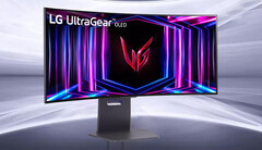 De UltraGear OLED 34GS95QE is een van de verschillende gebogen gaming-monitoren die LG in de loop van 2024 zal verkopen. (Afbeeldingsbron: LG)