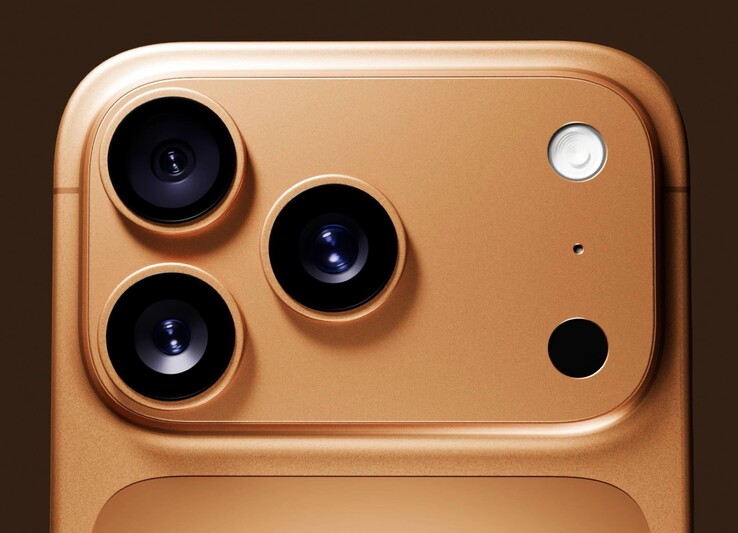 De iPhone 17 Pro zal een enorme camerabult hebben met drie sensoren van 48 MP. (Afbeeldingsbron: zellzoi)