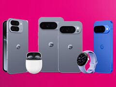 De telefoons uit de Google Pixel 10-serie van T-Mobile. (Afbeeldingsbron: T-Mobile)