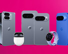 De telefoons uit de Google Pixel 10-serie van T-Mobile. (Afbeeldingsbron: T-Mobile)