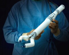 Chirurgen op de grond hebben de twee pond zware spaceMIRA-chirurgische robot met succes op afstand bediend op het ISS. (Bron: Virtual Incision)