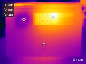 Stresstest oppervlaktetemperaturen (onder)