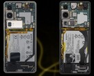 De Sony Xperia 1 VI (L) en Xperia 1 V (R) laten zien hoeveel ruimte de batterij inneemt. (Afbeeldingsbron: WekiHome/Unsplash - bewerkt)
