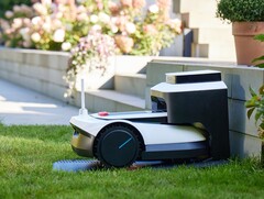 De ECOVACS GOAT G1 robot grasmaaier heeft twee camera&#039;s aan boord. (Beeldbron: ECOVACS)