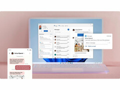 Een screenshot van de Windows 11 Phone Link-functie. (Afbeelding Bron: Microsoft)