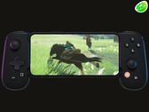De ontwikkelaar raadt aan om over te schakelen op een andere Nintendo Switch-emulator genaamd Eden. Afgebeeld: een telefoon die een Switch-spel emuleert (bron: Backbone, Nintendo en Sudachi - bewerkt) 