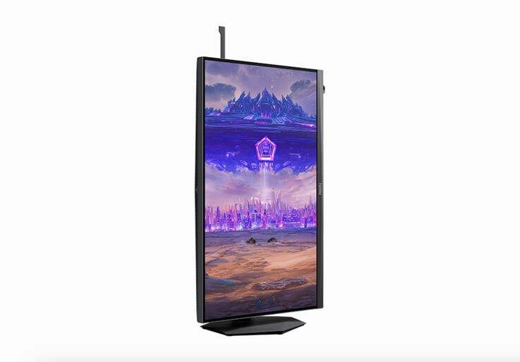 De AOC Agon Pro-monitor kan ook 90° draaien.