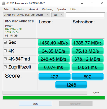 AS SSD met eigen USB-kabel