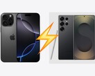 De Samsung Galaxy S25 Ultra gaf de iPhone 16 Pro Max het nakijken in de snelheidstest van PhoneBuff. (Afbeeldingsbron: Apple, Samsung, bewerkt)