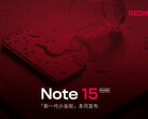 Een van Xiaomi's nieuwe Redmi Note 15 Pro smartphones met het platte scherm naar boven. (Afbeeldingsbron: Xiaomi - bewerkt)