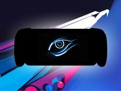 Een handheld silhouet met het Gigabyte logo. (Afbeelding bron: Gigabyte - bewerkt) 