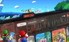 De door fans gemaakte Switch 2 UI biedt soepele interactie tussen spelkaarten en de spelbibliotheek. (Afbeeldingsbron: @NintendogsBS/Nintendo - bewerkt)