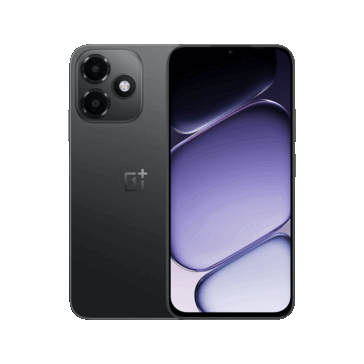De OnePlus N6 Lite 4G in de kleur Midnight Hype.