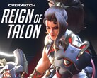 Banner voor Overwatch Reign of Talon update wordt getoond