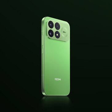 De groene kleurvariant van de Redmi K100 Pro.