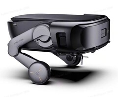 De Roborock Saros Rover kan op twee benen staan. (Afbeelding bron: Roborock)