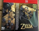 Switch 2 Pro-controller met Zelda-thema.